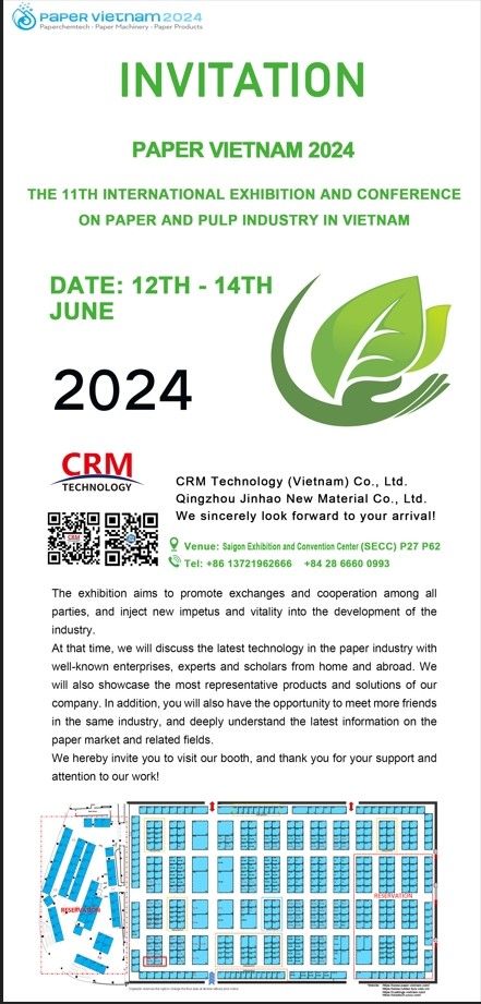 Latest company blogs about WELCOME TO THE 11TH INTERNATIONAL EXHIBITION AND CONFERENCE ON PAPER AND PULP INDUSTRY IN VIETNAM