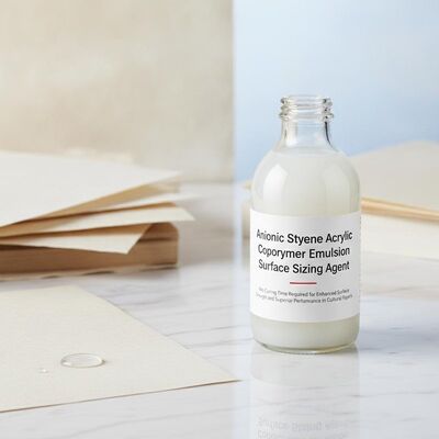Anionic Styrene Acrylic Copolymer Emulsion Surface Sizing Agent with No Curing Time Required for Enhanced Surface Strength and Superior Performance in Cultural Papers