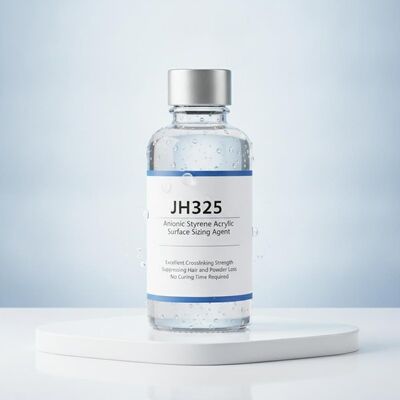 Good price Anionic Styrene Acrylic Surface Sizing Agent JH325 with Excellent Crosslinking Strength Suppressing Hair and Powder Loss No Curing Time Required online